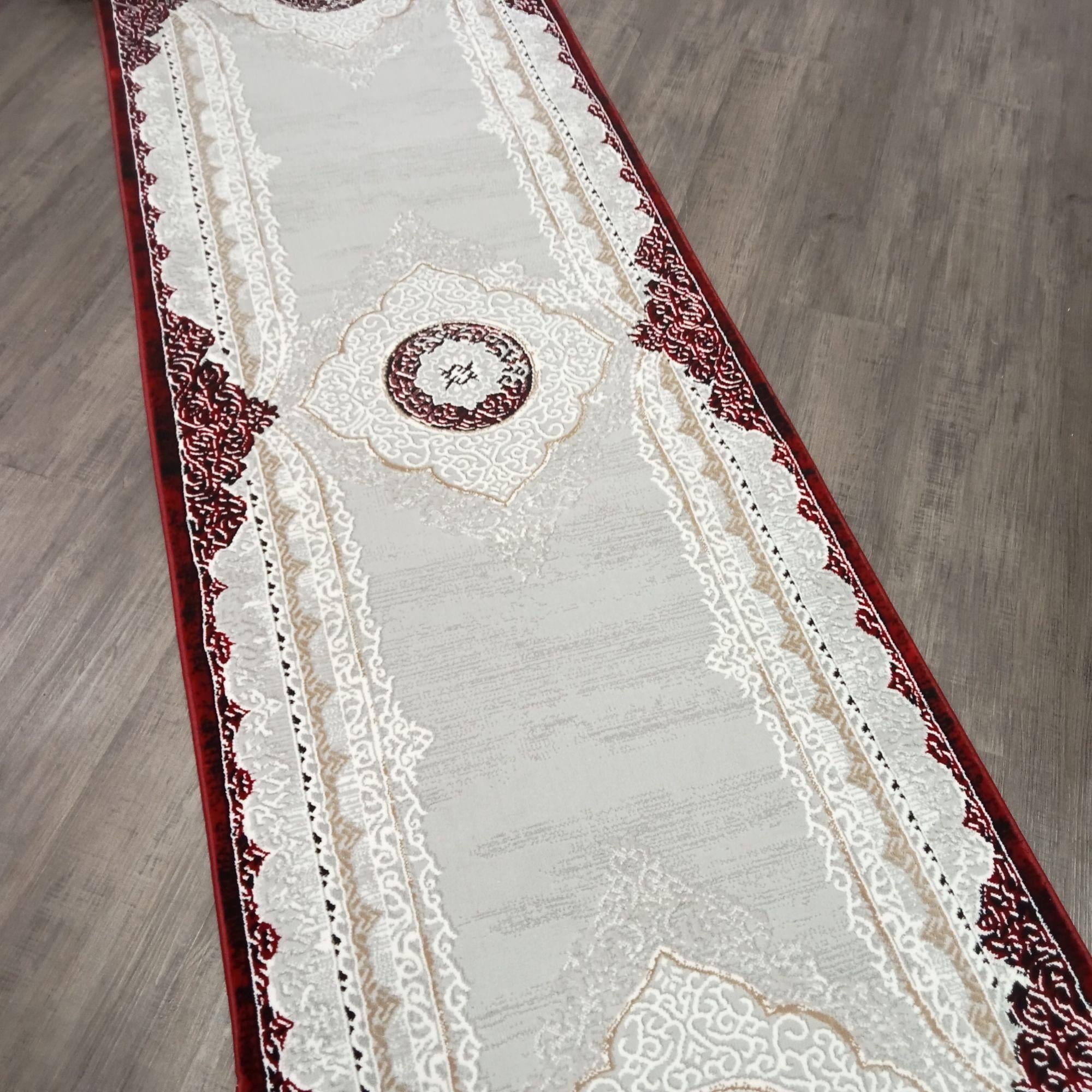 Merry Grey Red 80 cm Wide Runner