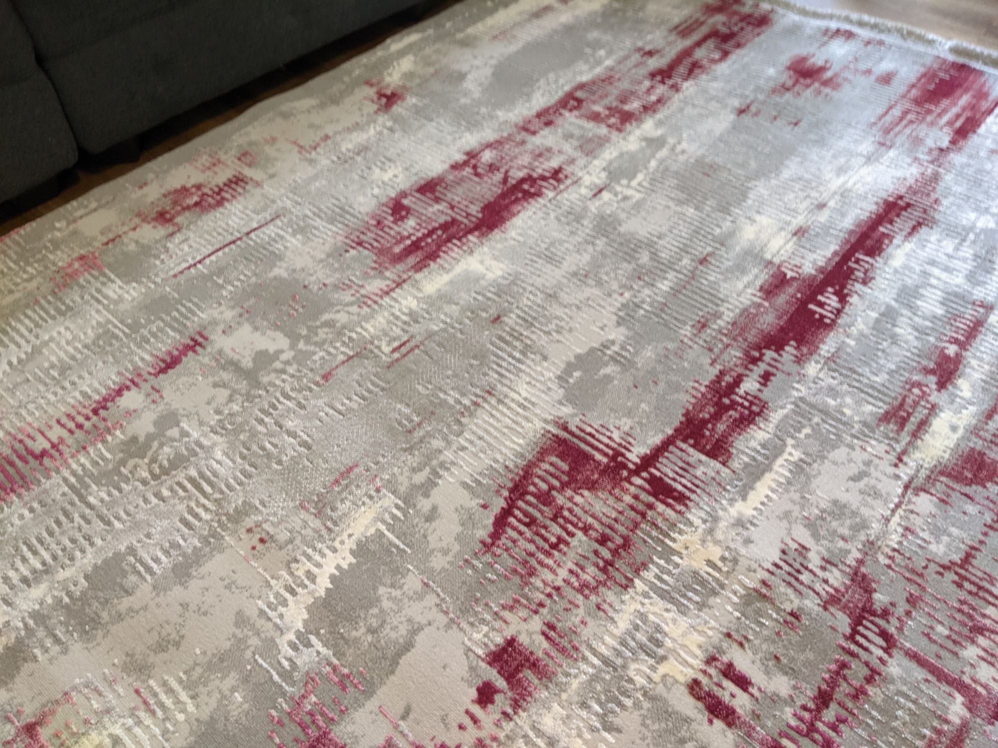 Avanos Grey Red 160 x 230 cm