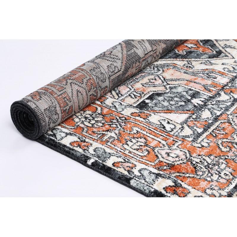 Estate Esta01 Black transitional rug