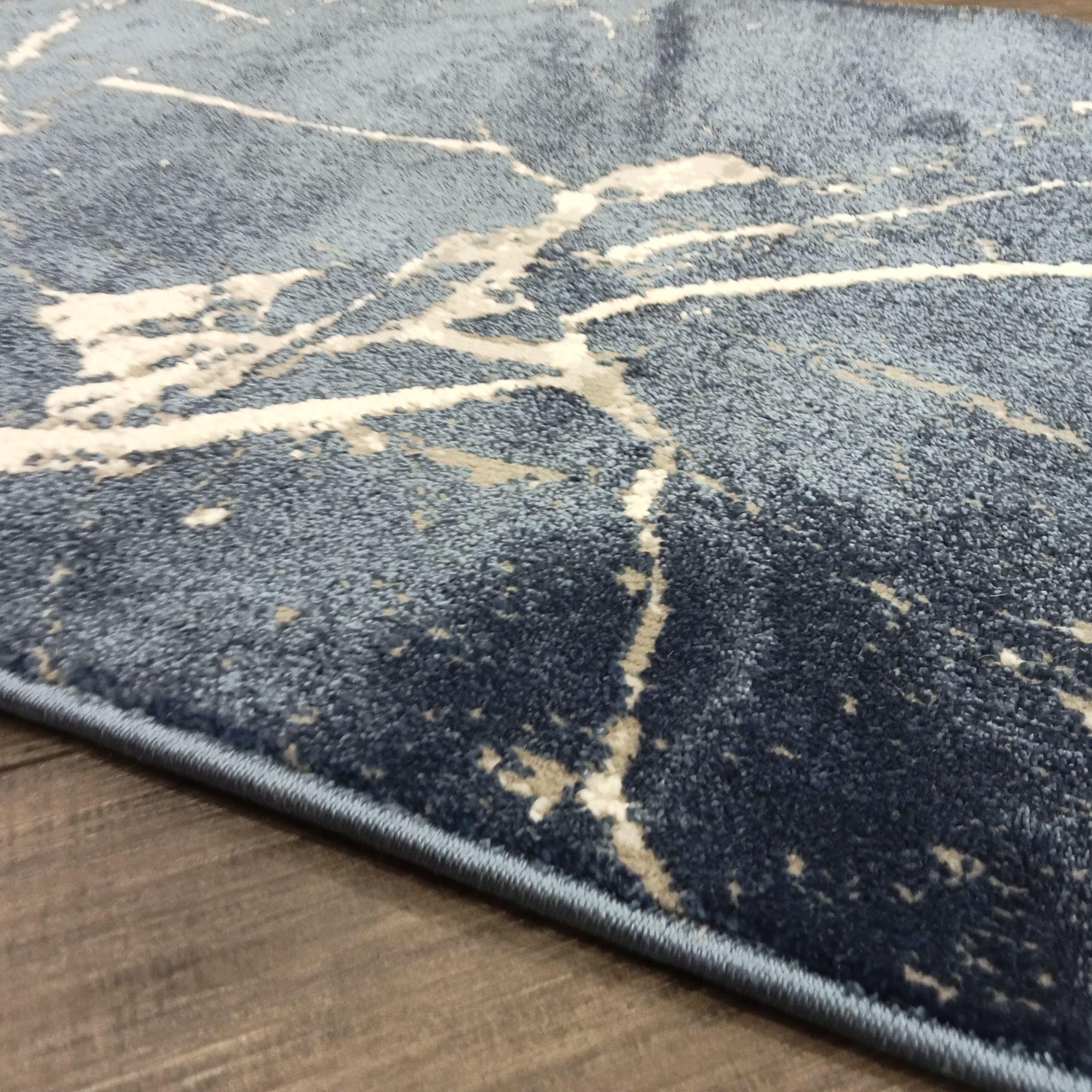 Axel cracked glass Blue 80 cm Wide