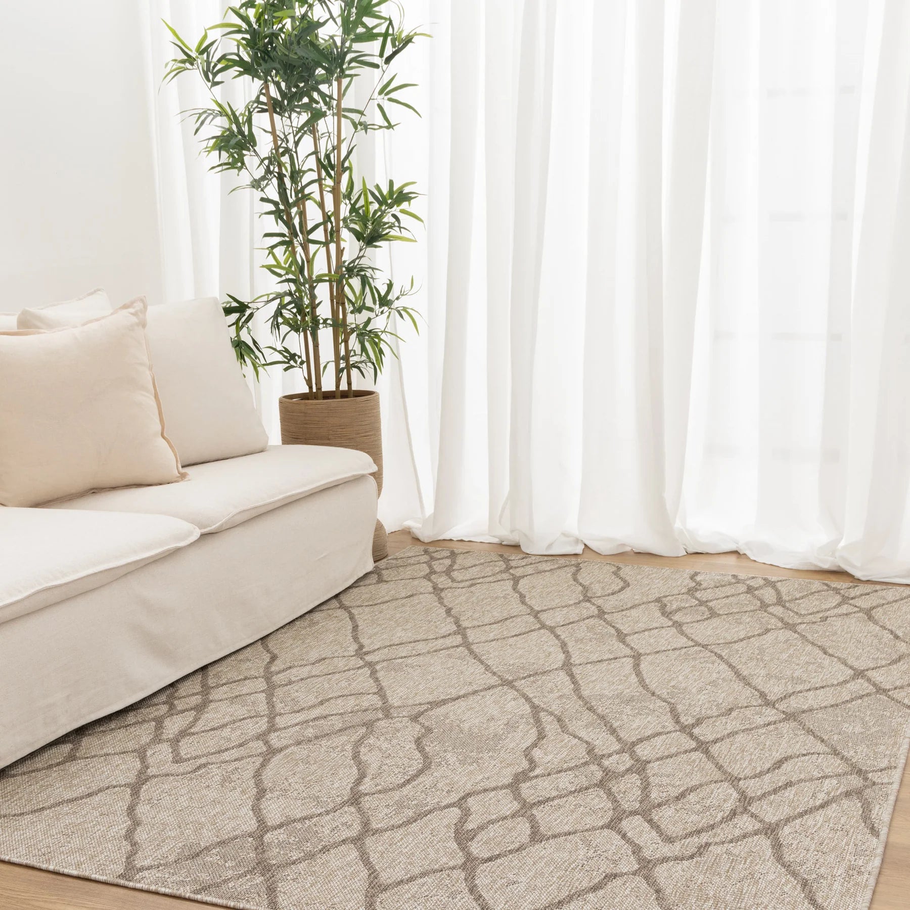 Sisalo 4007 Modern abstract Beige