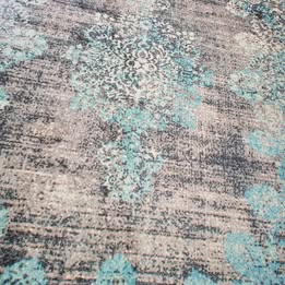 COZY MACHINE WASHABLE - Lagoon        Print Rug 200x300