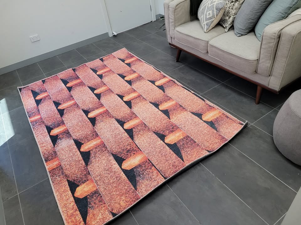 COZY MACHINE WASHABLE - Ember  Print Rug 160x230