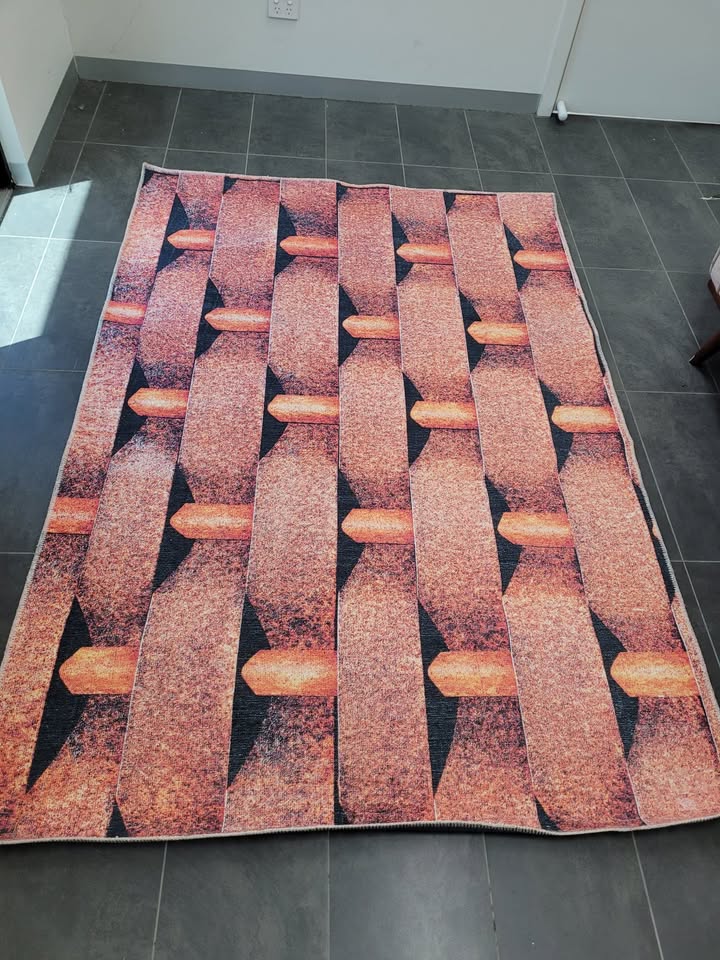 COZY MACHINE WASHABLE - Ember  Print Rug 160x230