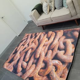COZY MACHINE WASHABLE - Forge Print Rug 160x230