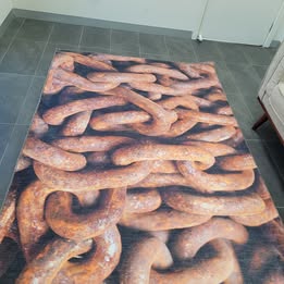 COZY MACHINE WASHABLE - Forge Print Rug 160x230