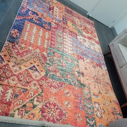 Flosker MACHINE WASHABLE - Bazaar Print Rug 200x290