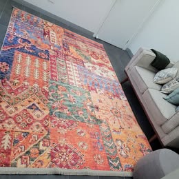 Flosker MACHINE WASHABLE - Bazaar Print Rug 200x290