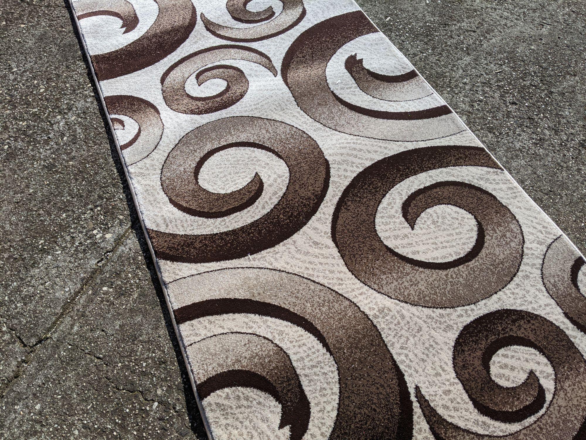 Istanbul 3077 Beige swirls Runner