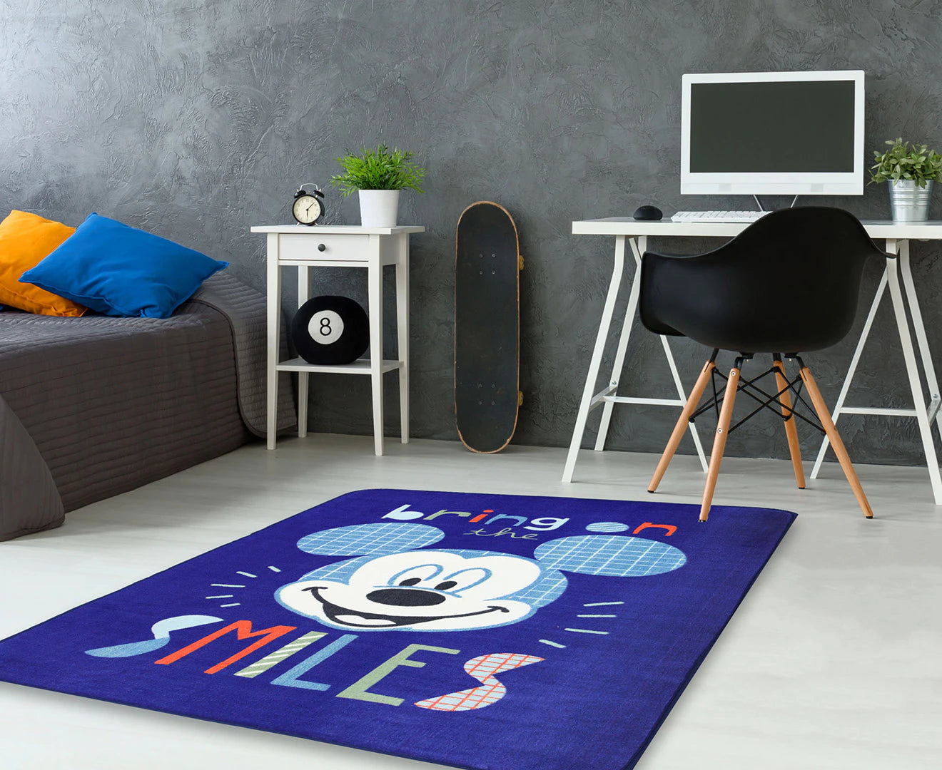 Mickey Mouse Bring On The Smiles kids Rug