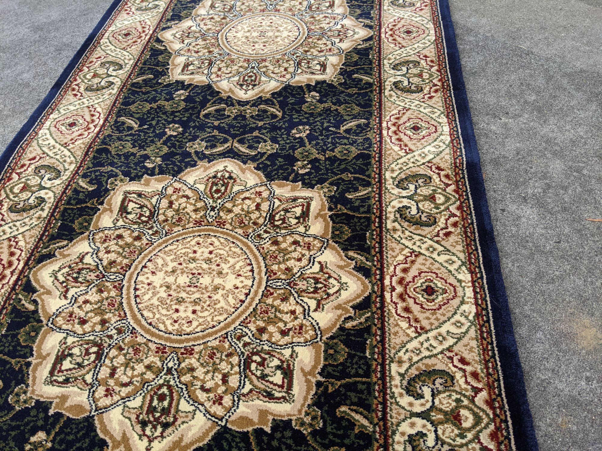 T03 Navy 80 cm Wide Runner