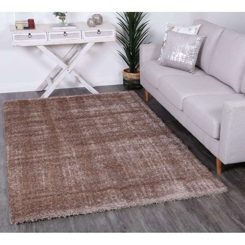 Puffy Shaggy Beige Rug