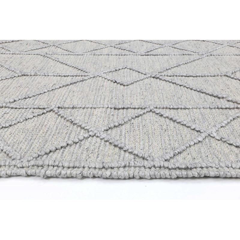 Himalaya Interweave Tribal Grey Wool Rug 4000