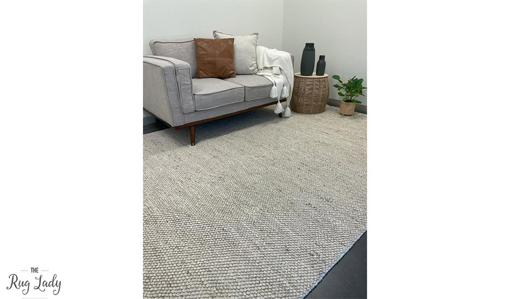 Avani Natural Off White Loop Rug