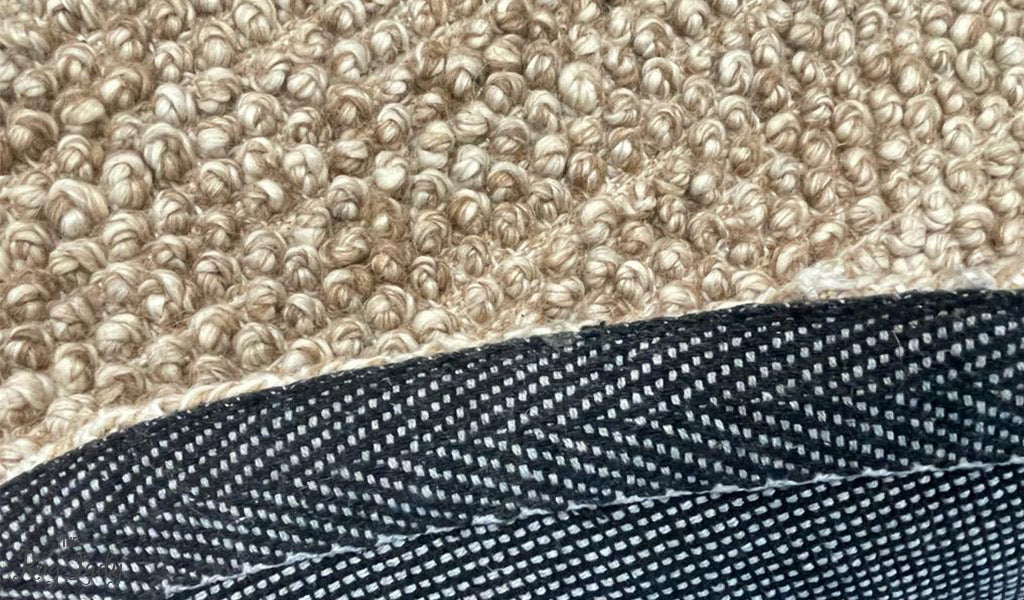 Avani Taupe Beige Loop Round Rug