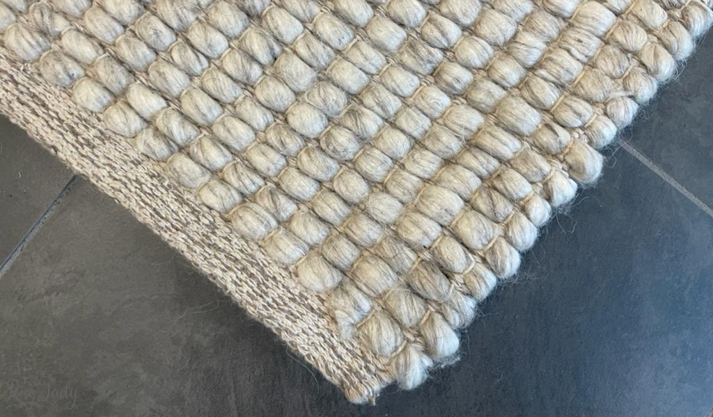 Essence Scandinavian Pumice Grey Felted Wool Rug