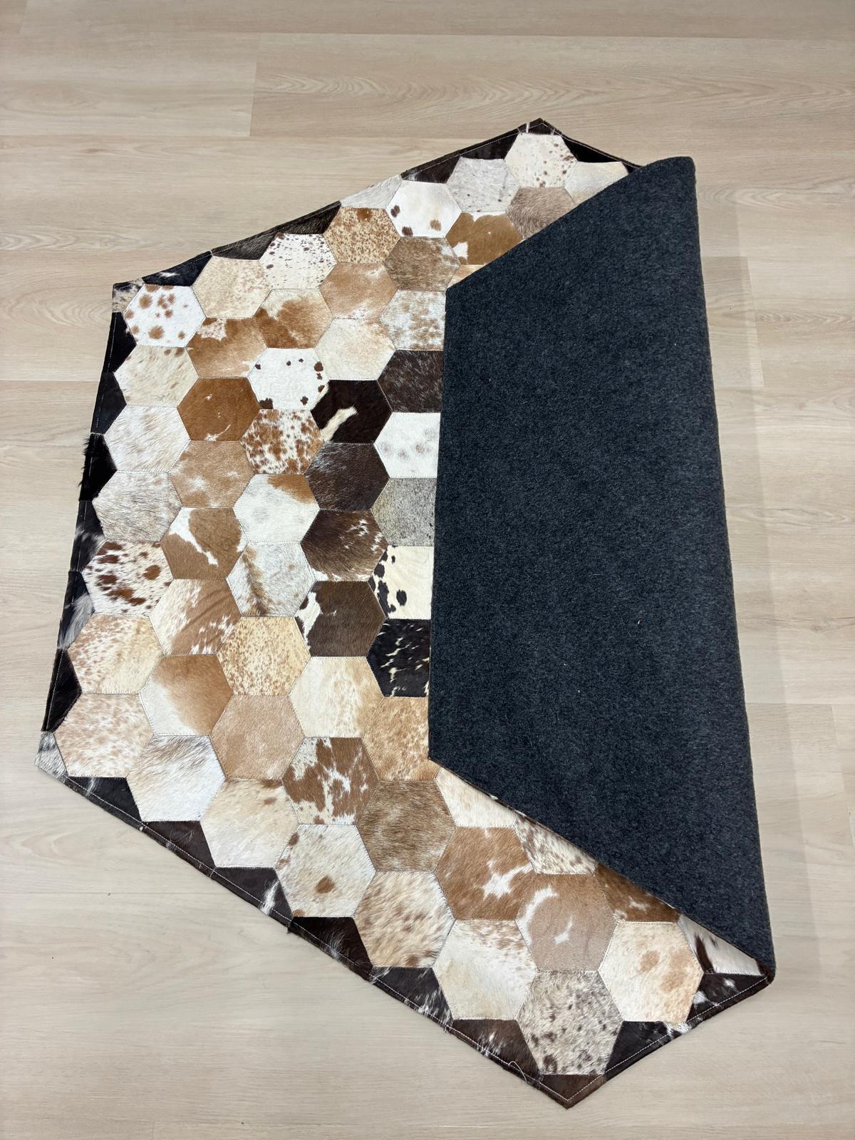 cow hide rug Pentagon 145 x 122cm