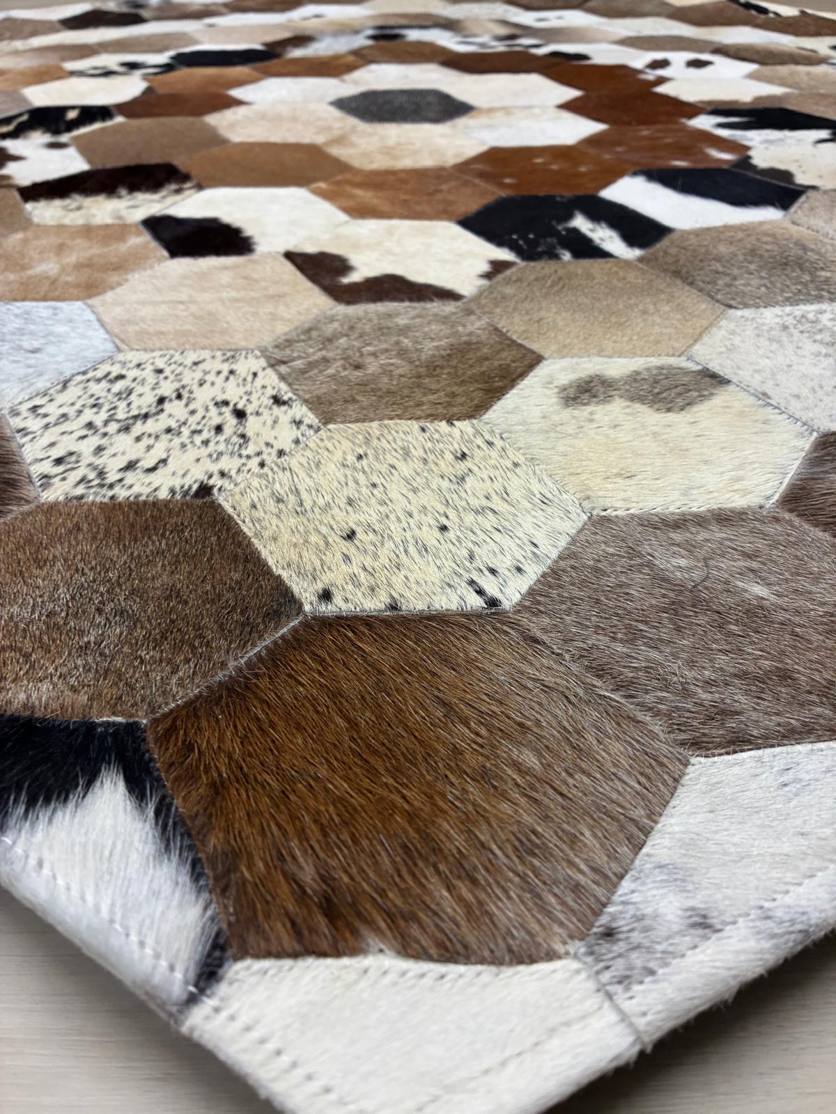 cow hide rug Pentagon 145 x 122cm