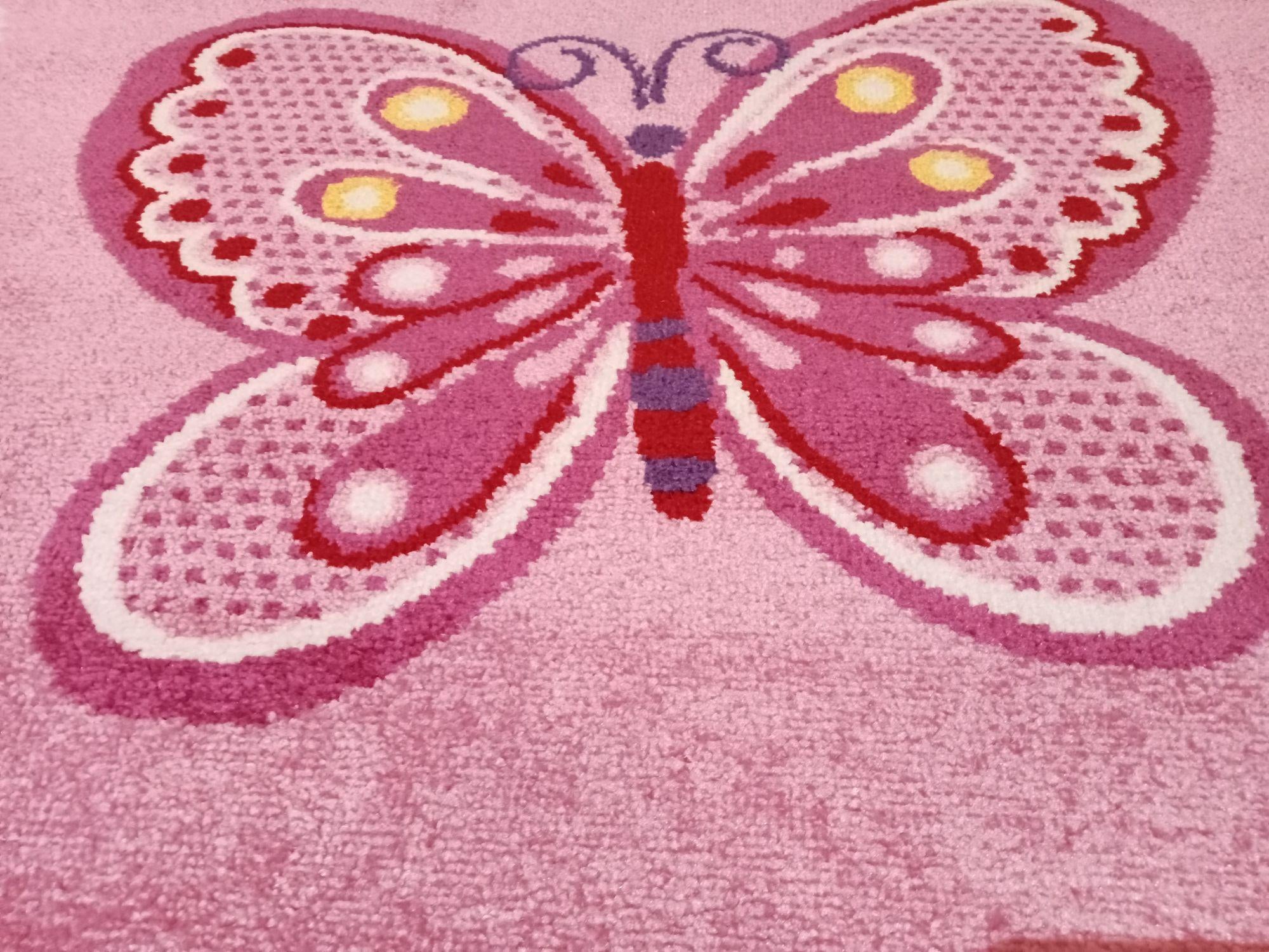 Pink butterfly Kids rugs