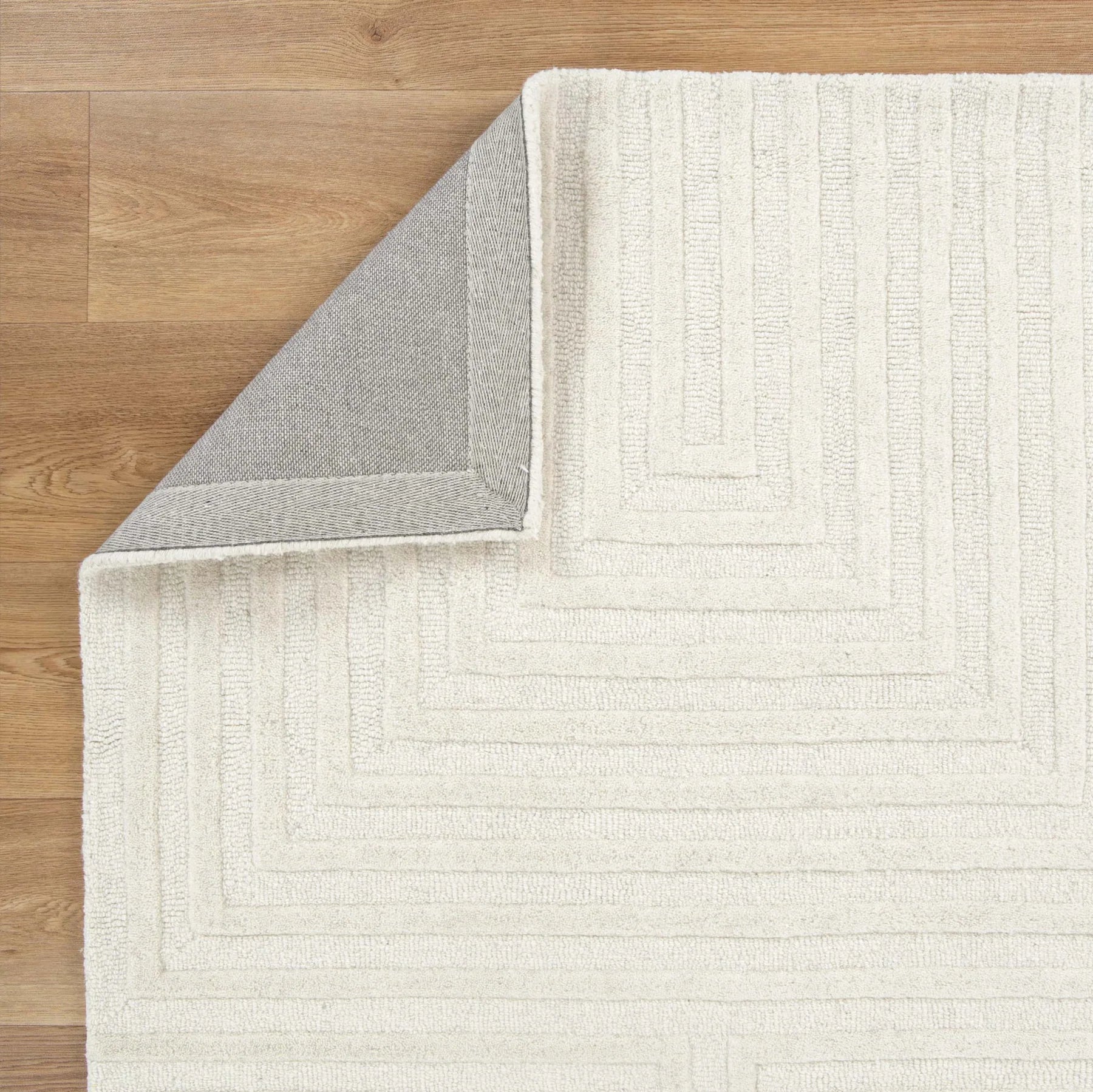 Les Nomades Felix Ivory Wool Rug