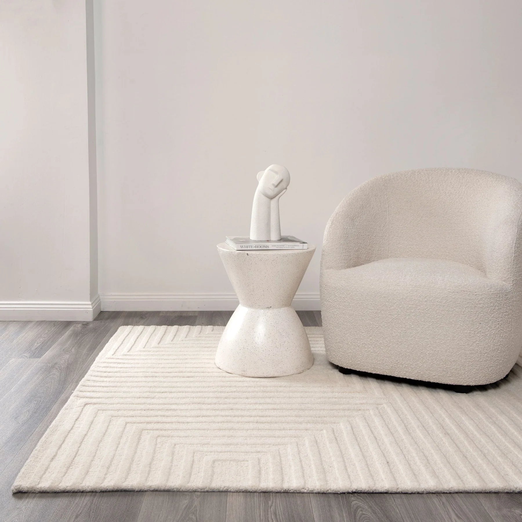Les Nomades Felix Ivory Wool Rug