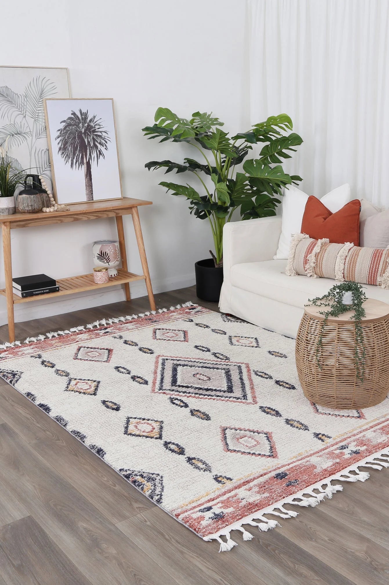 Morocco Tribal Diamond Multi Rug