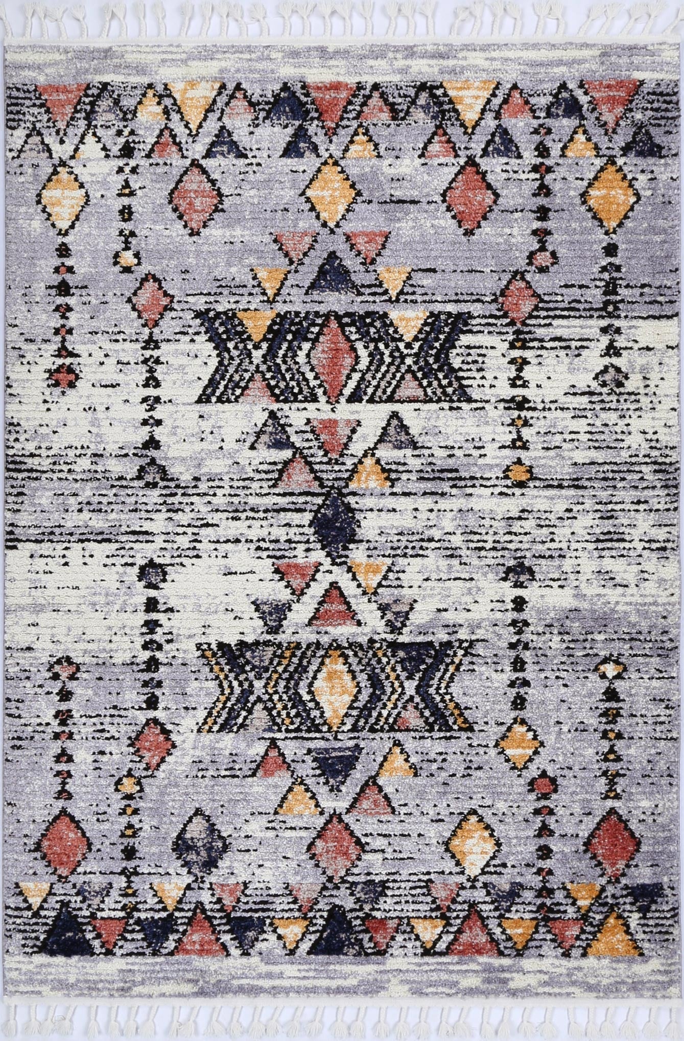 Morocco Cross Multi shagg Rug