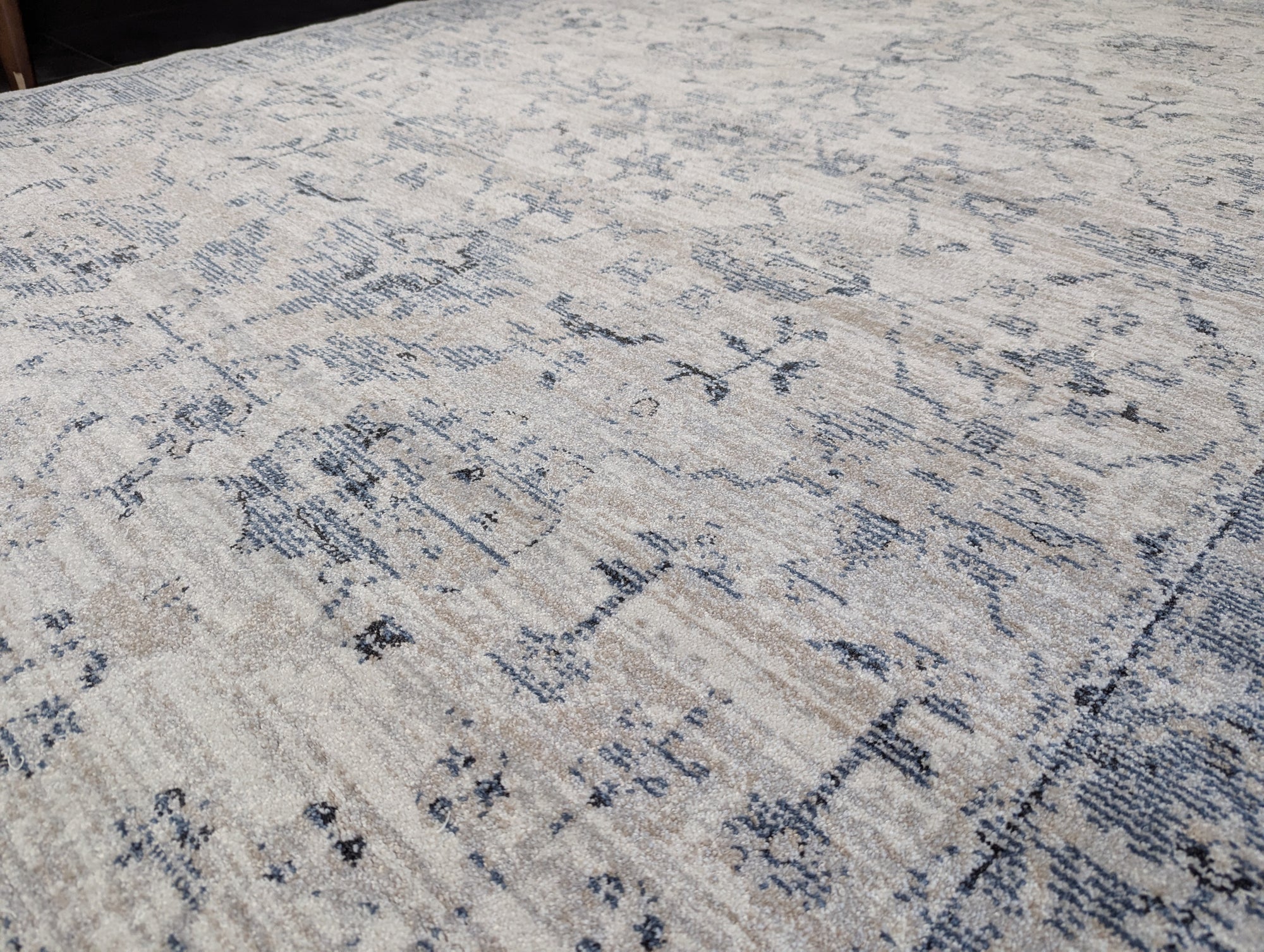 Fruzan transitional blue 160 x 220 cm