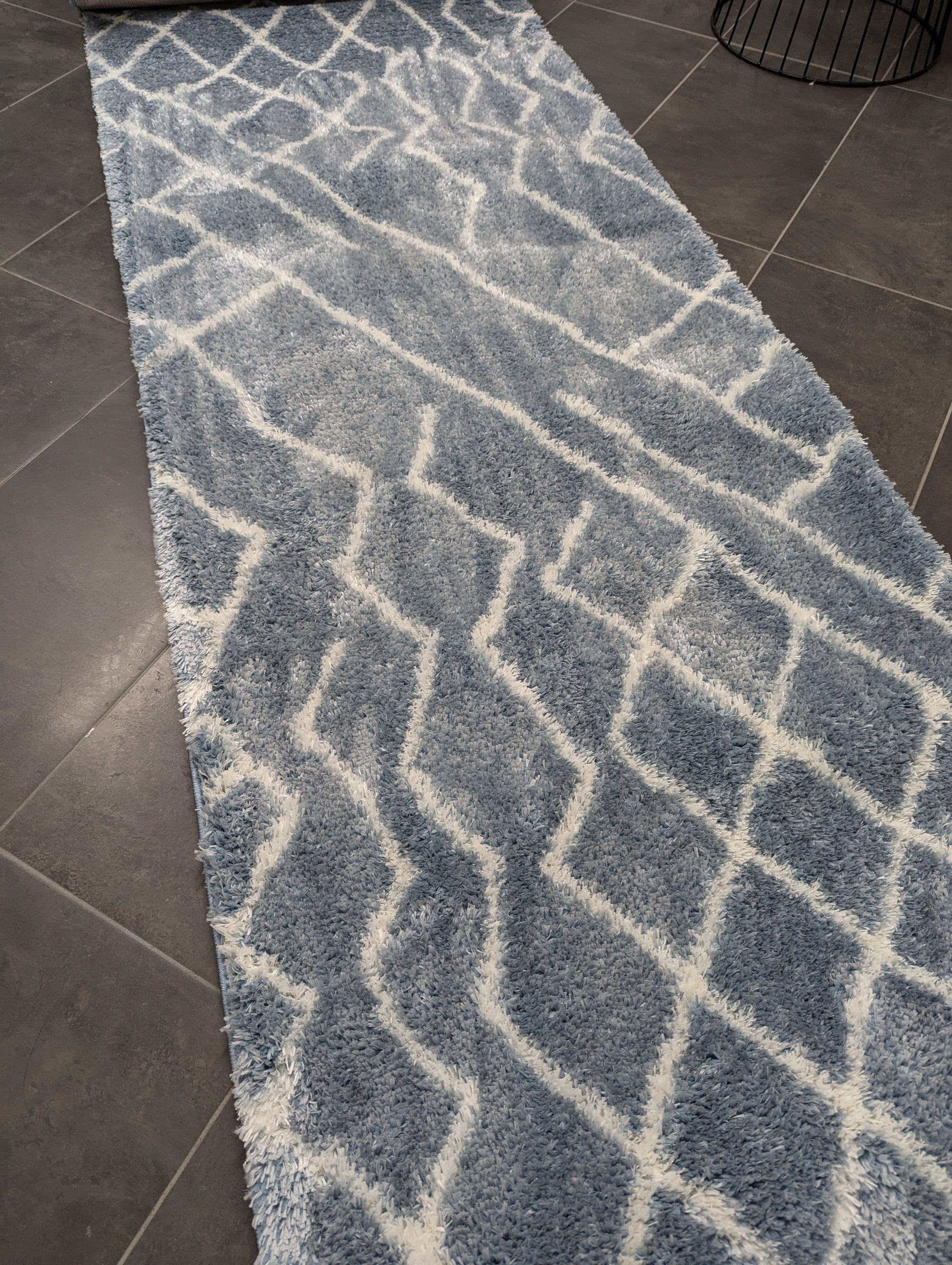 5 Jasmine shaggy 80 cm wide runner