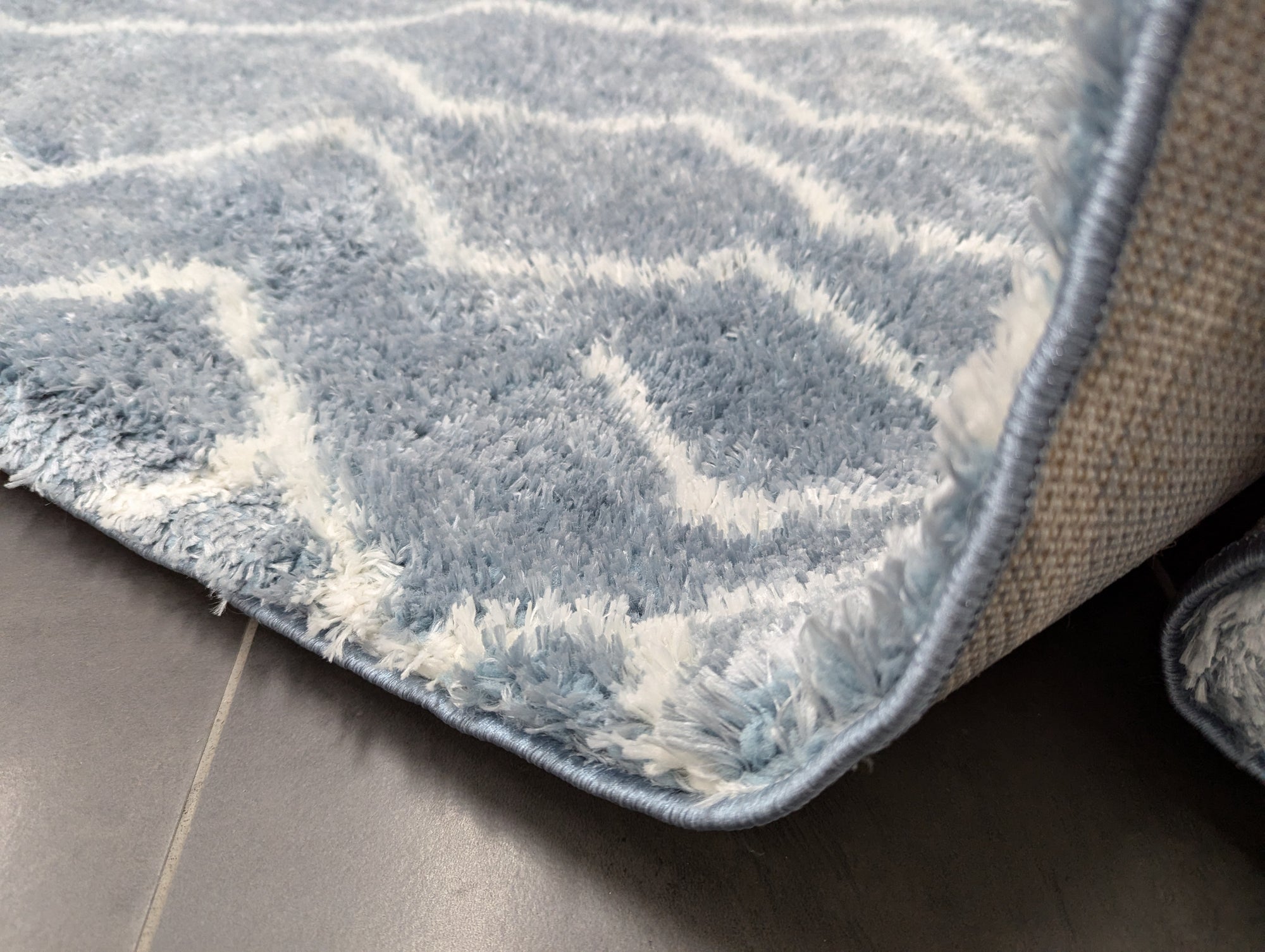 5 Jasmine shaggy 80 cm wide runner