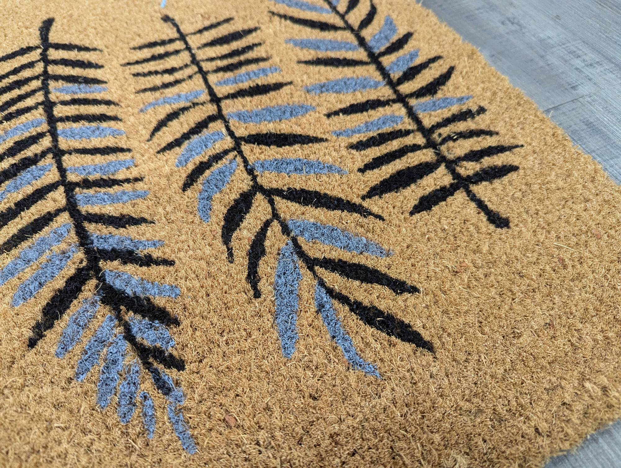 Leaves pattern - outdoor mat