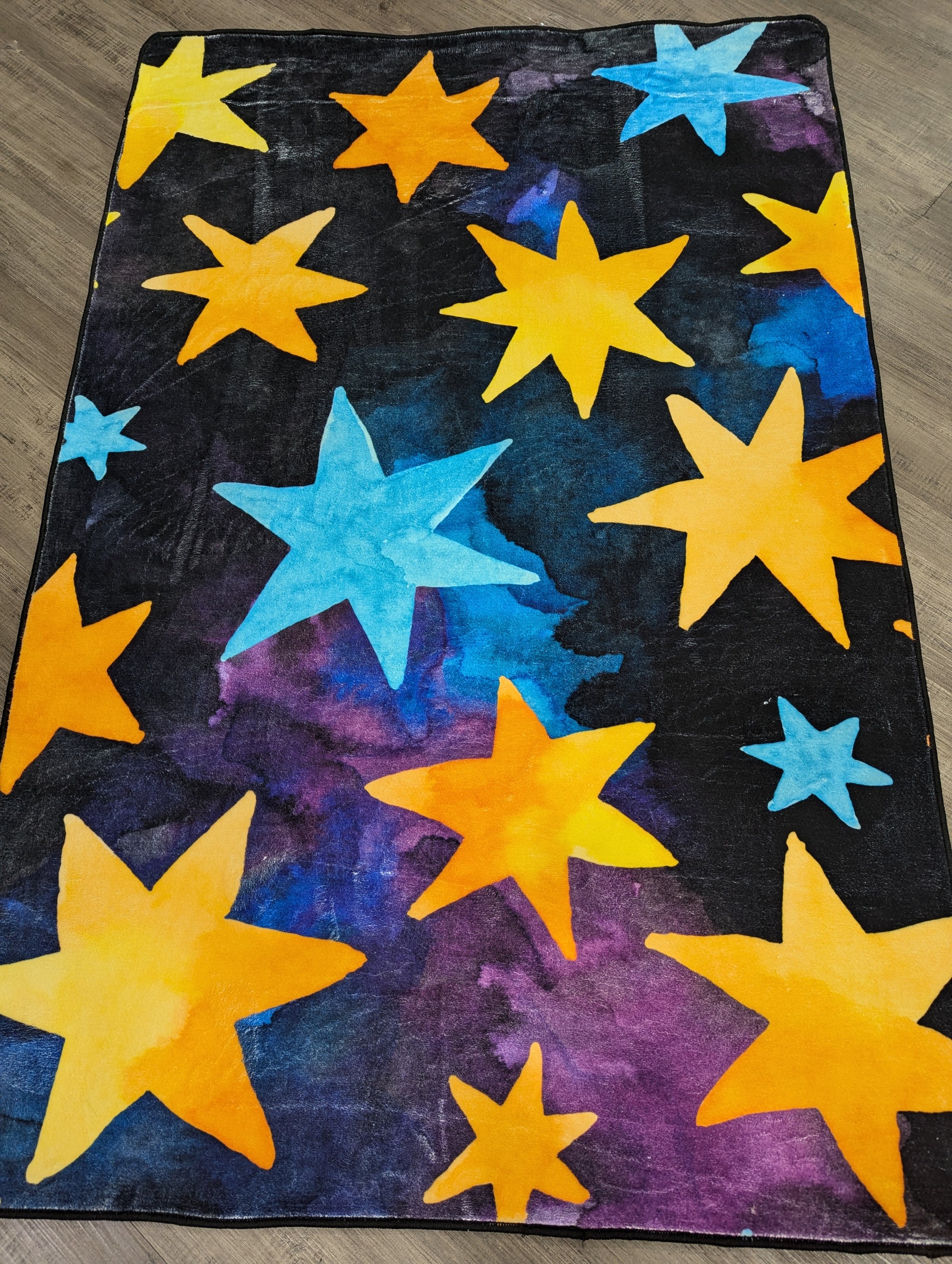 Stars shinning bright kids rug