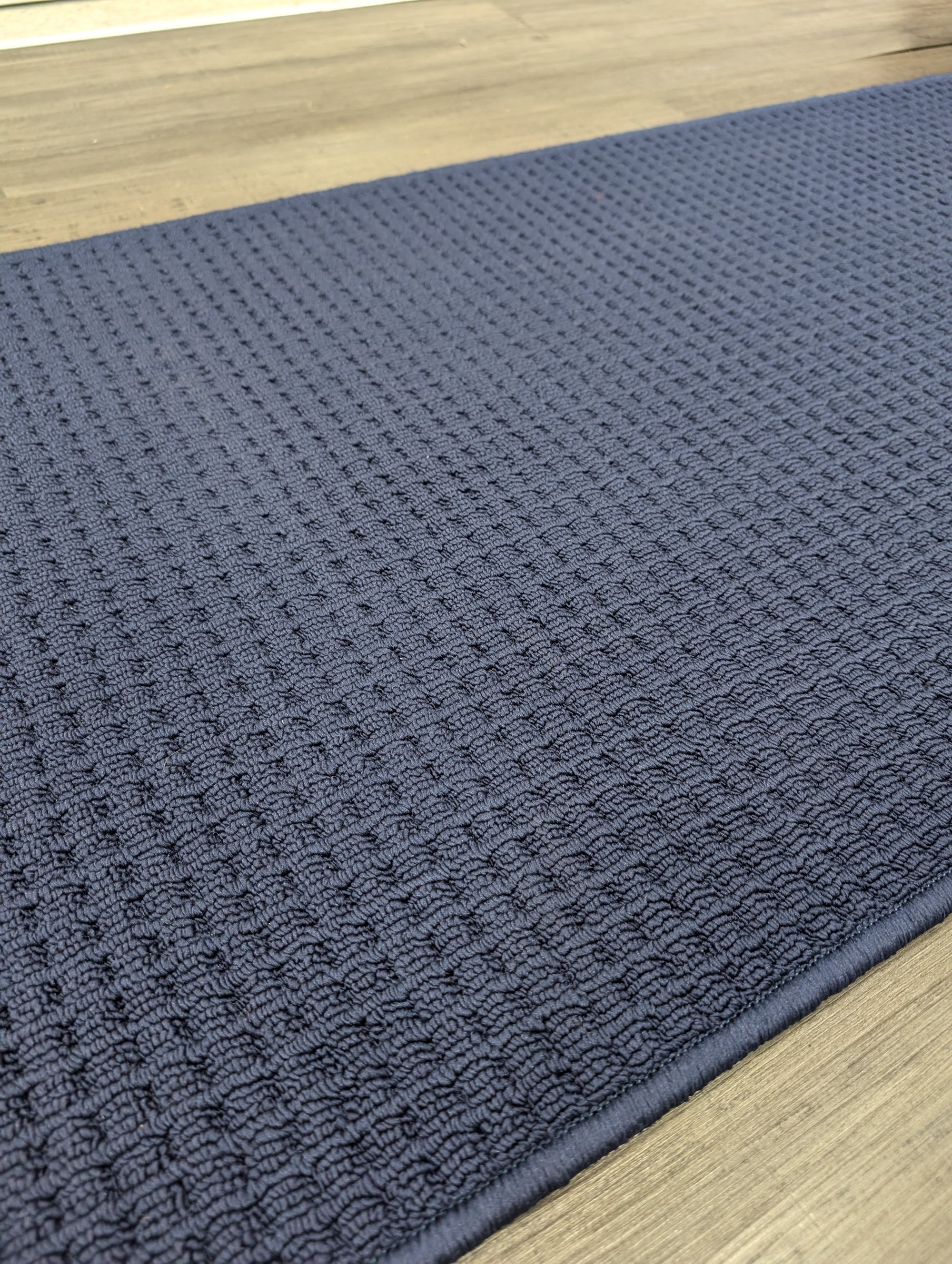 Blue Navy Accent runner 66 cm Wide