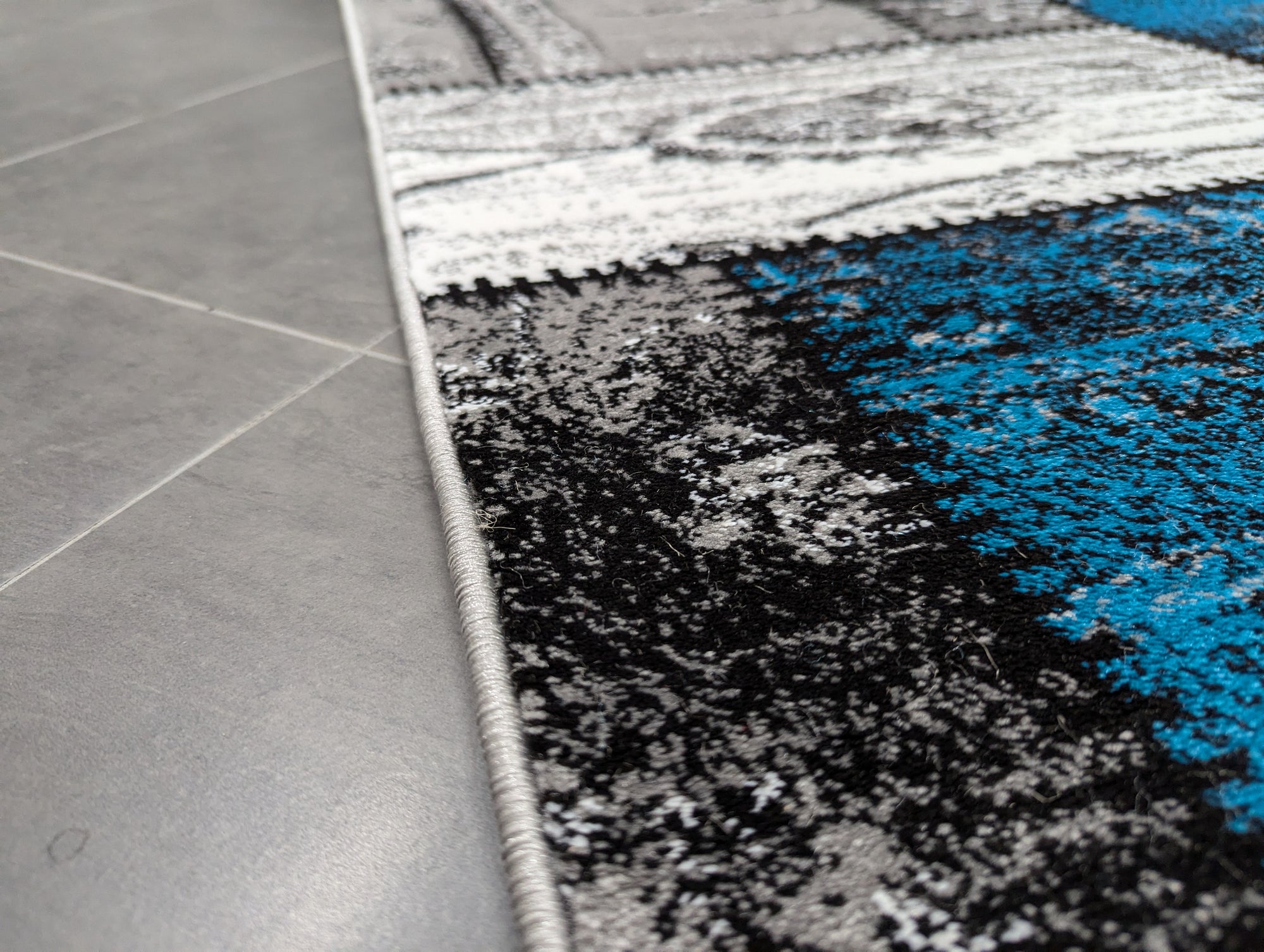 Istanbul 3011 grey blue 80 cm wide Runner