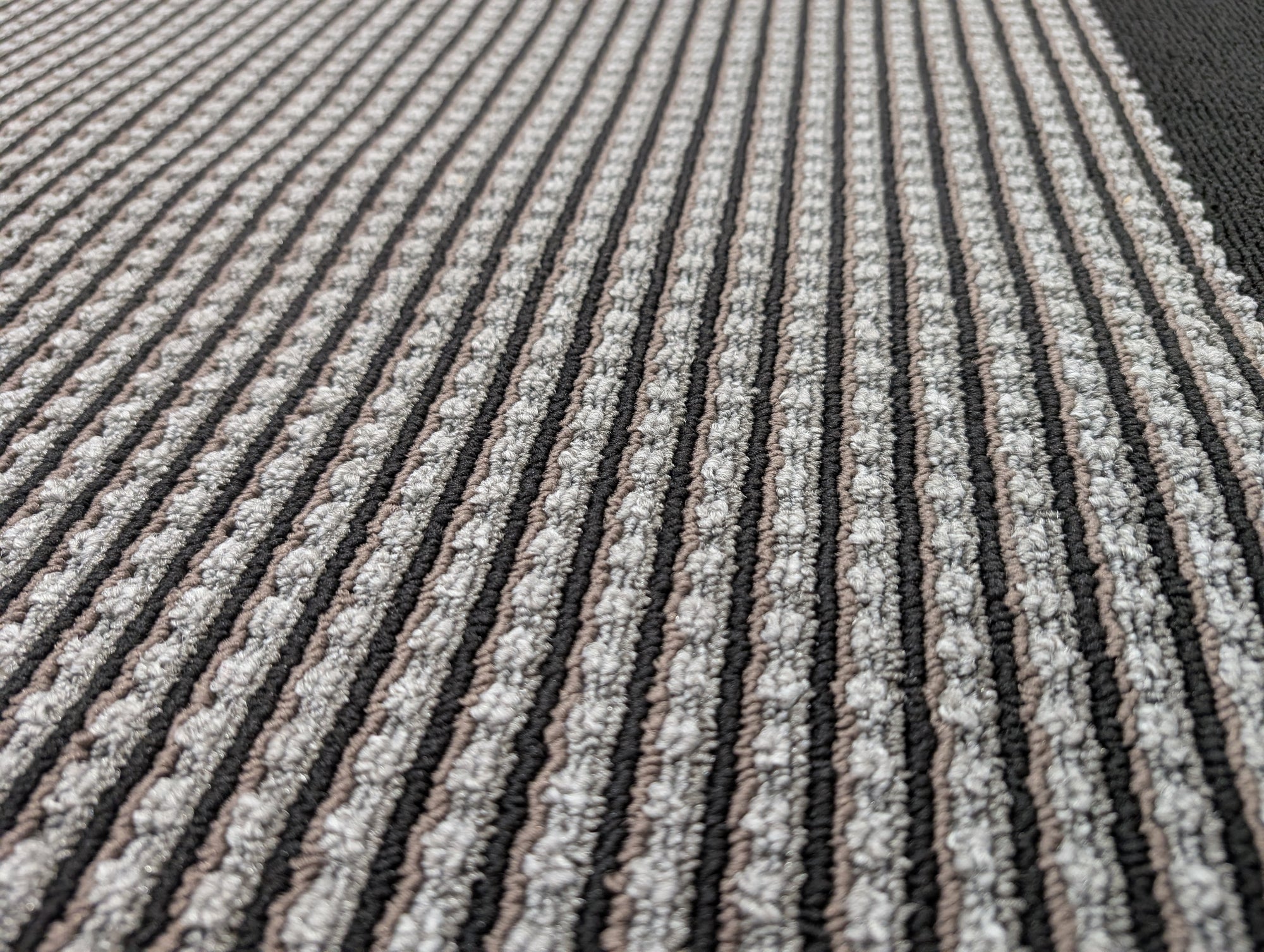Nikotex black Grey Millan 100 cm Wide