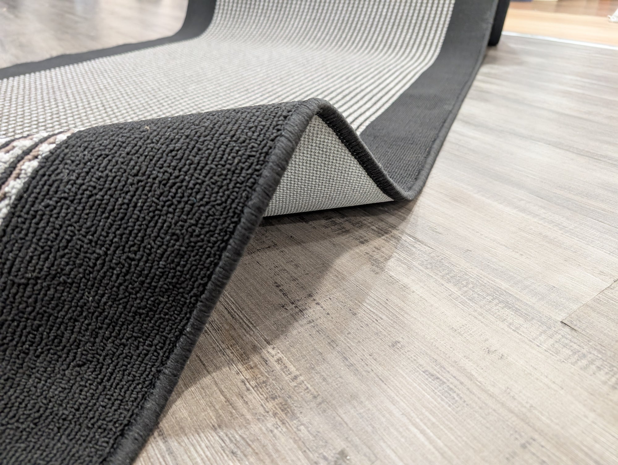 Nikotex black Grey Millan 100 cm Wide