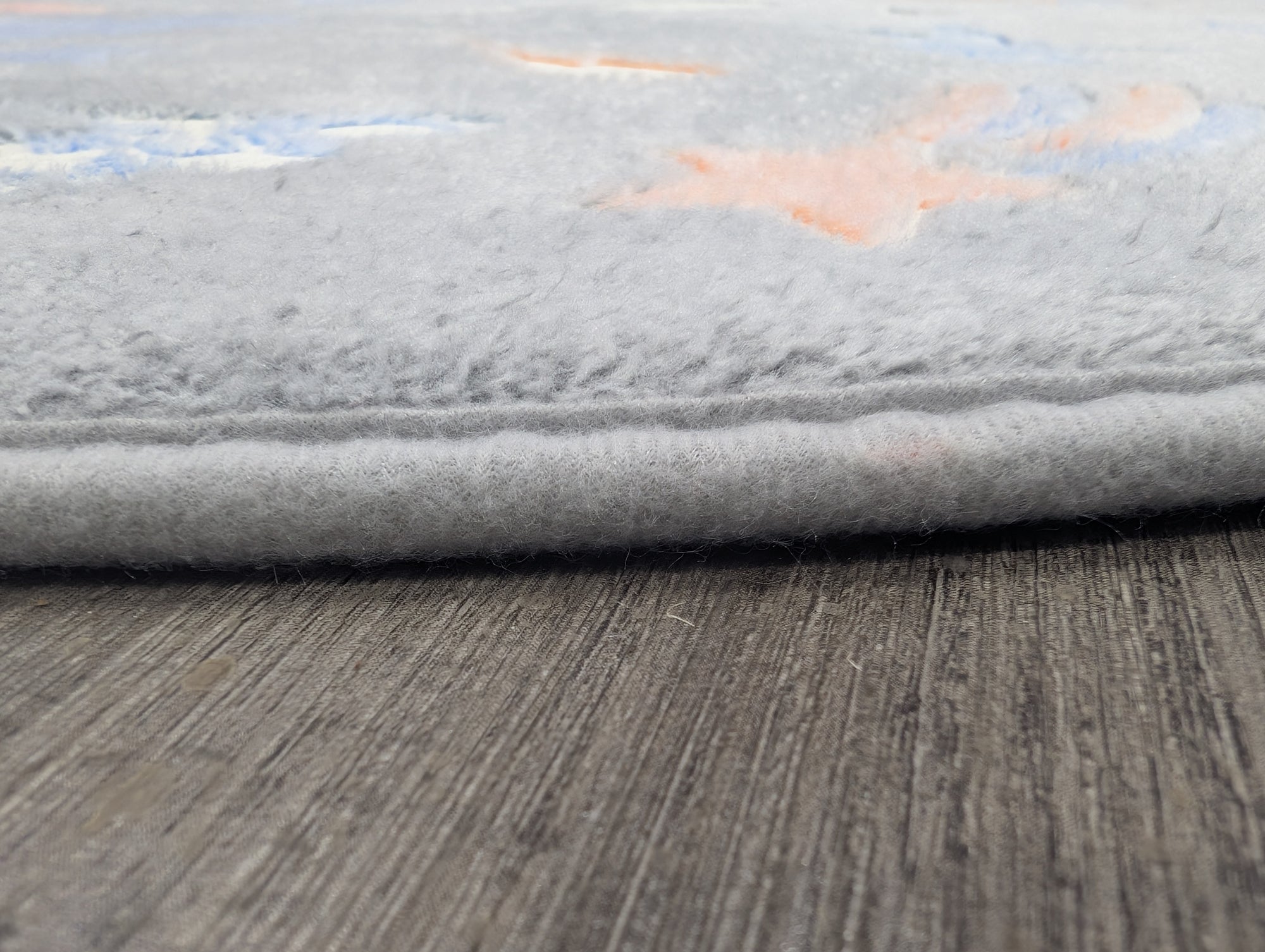 Space time circle Glow in the dark kids rug