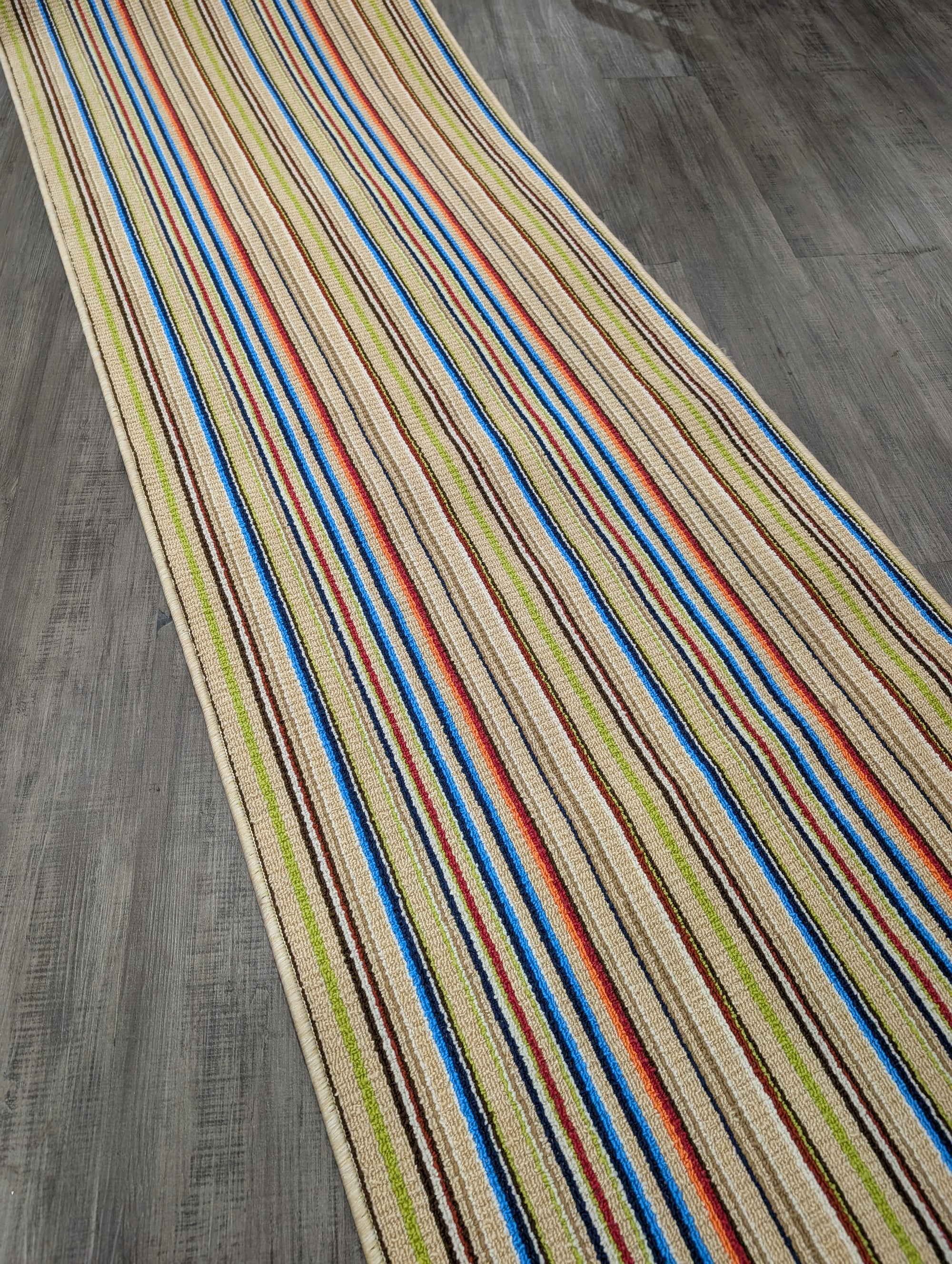 Nikotex lines multi patterned cream 80cm Wide