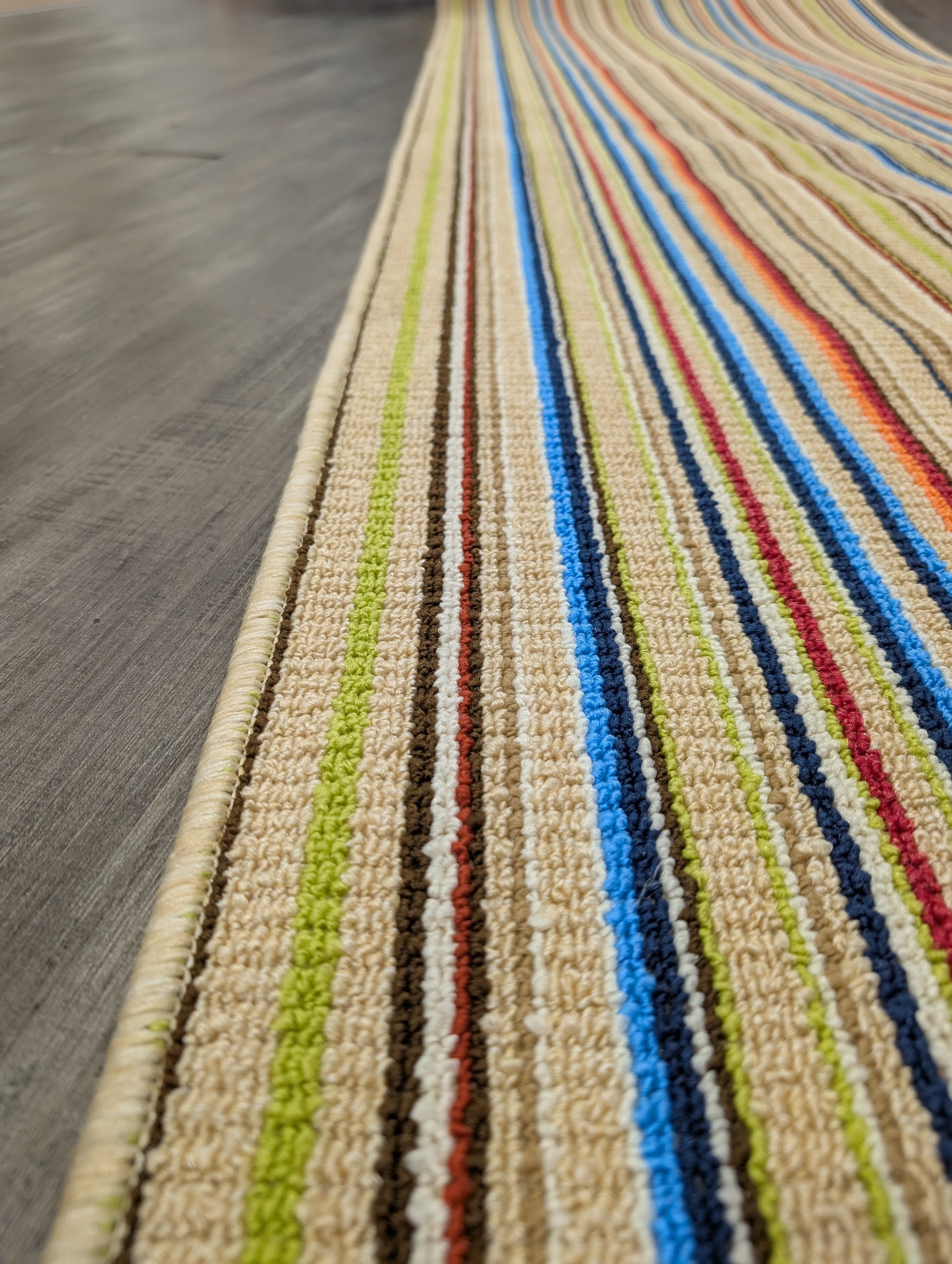 Nikotex lines multi patterned cream 80cm Wide