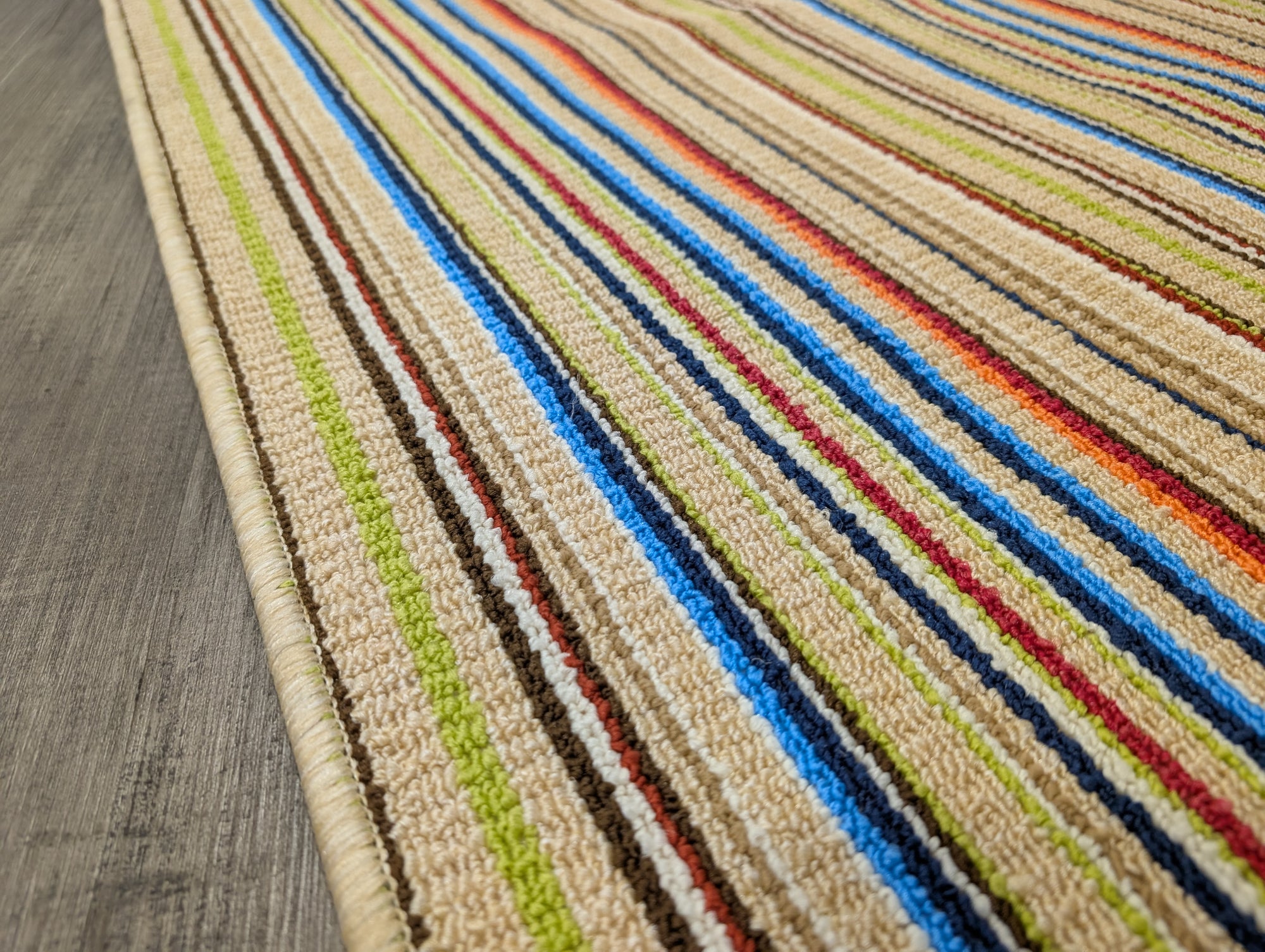 Nikotex lines multi patterned cream 80cm Wide