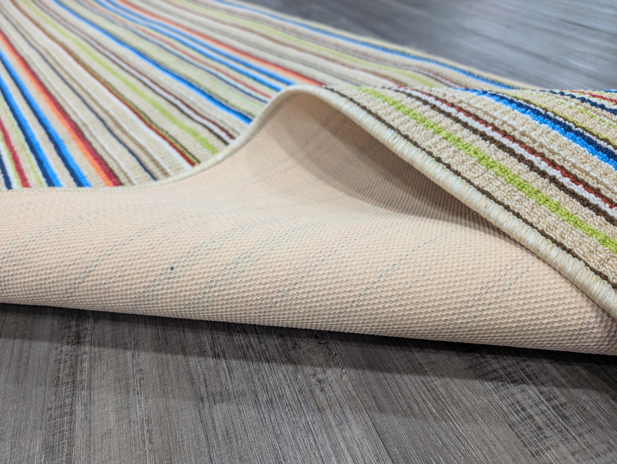 Nikotex lines multi patterned cream 80cm Wide