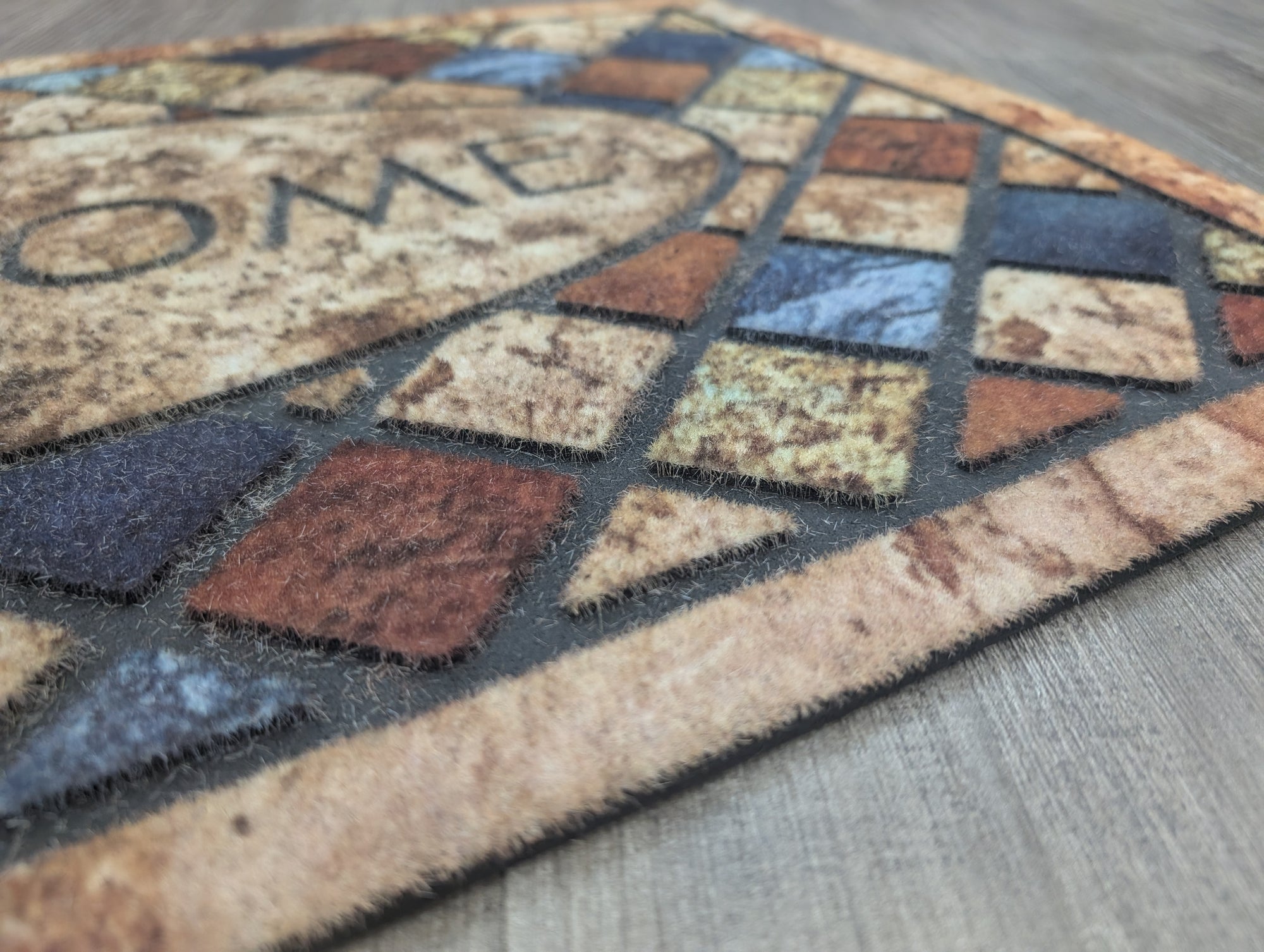 Outdoor Mat welcome Retro PVC