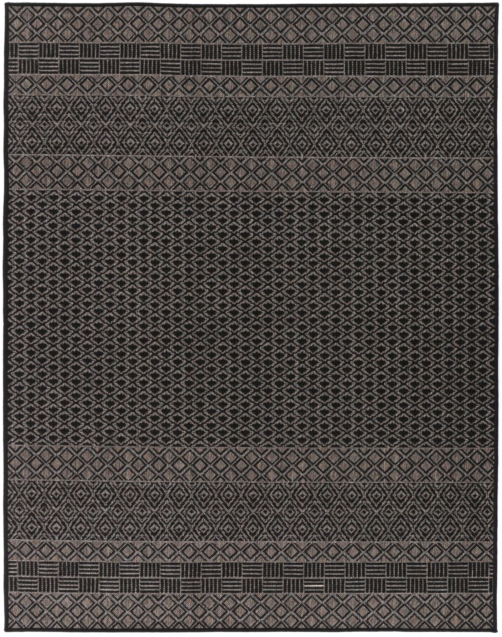 SISALO 1391 Black flatweave