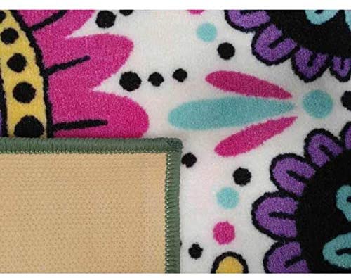 Sugar Skull Turquoise rug