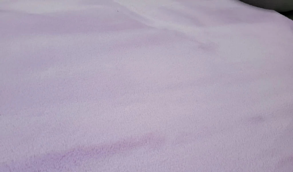 Faux fur lilac Circle Splash