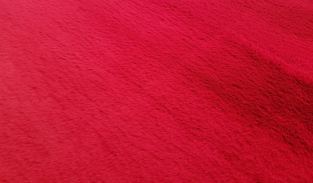 Faux Fur Red