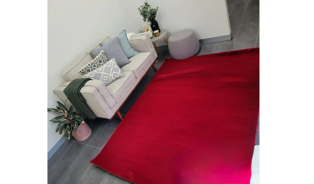 Faux Fur Red