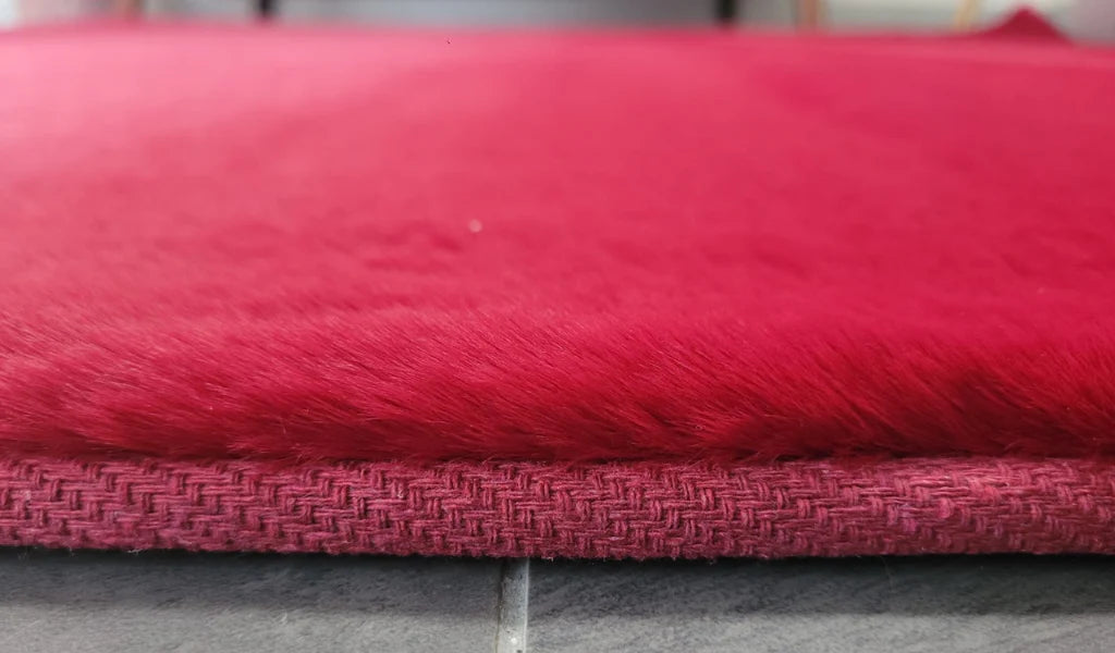 Faux Fur Red