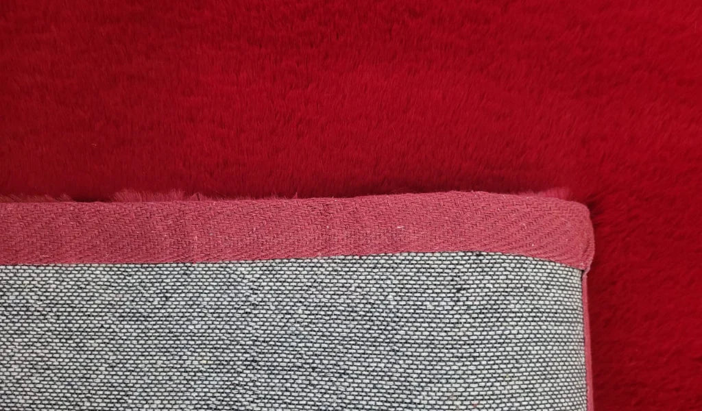 Faux Fur Red