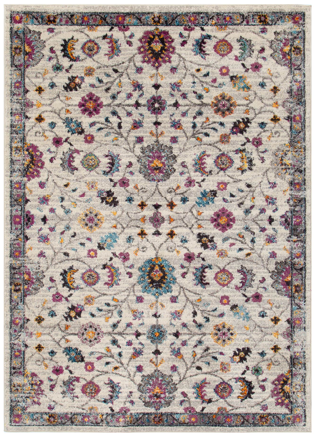 TULIN multicoloured transitional rug